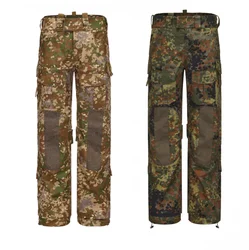 Pantalones tácticos KSK alemanes antiinfrarrojos camuflaje punto