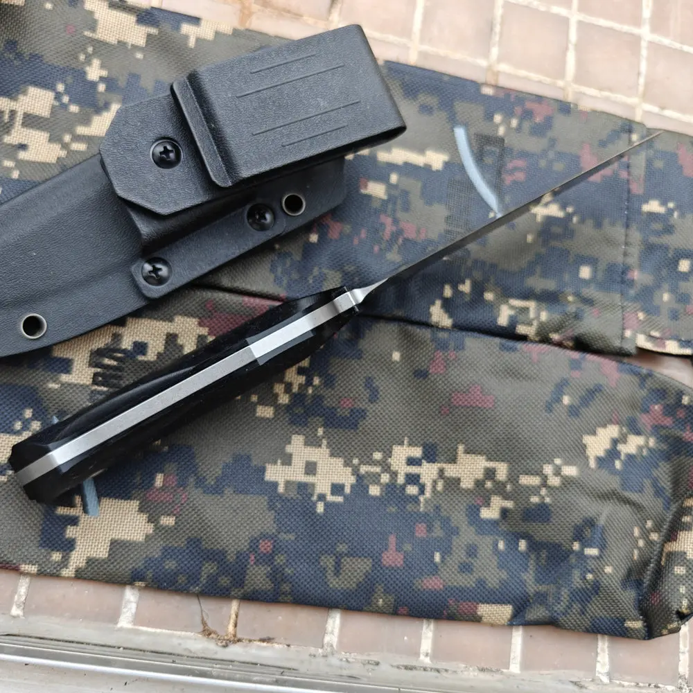 DICORIA BlackGlory cuchillo fijo EDC G10 para camping y supervivencia - imagen 3