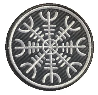 Parche táctico redondo gancho y bucle bordado Yggdrasil para gorra - imagen 2