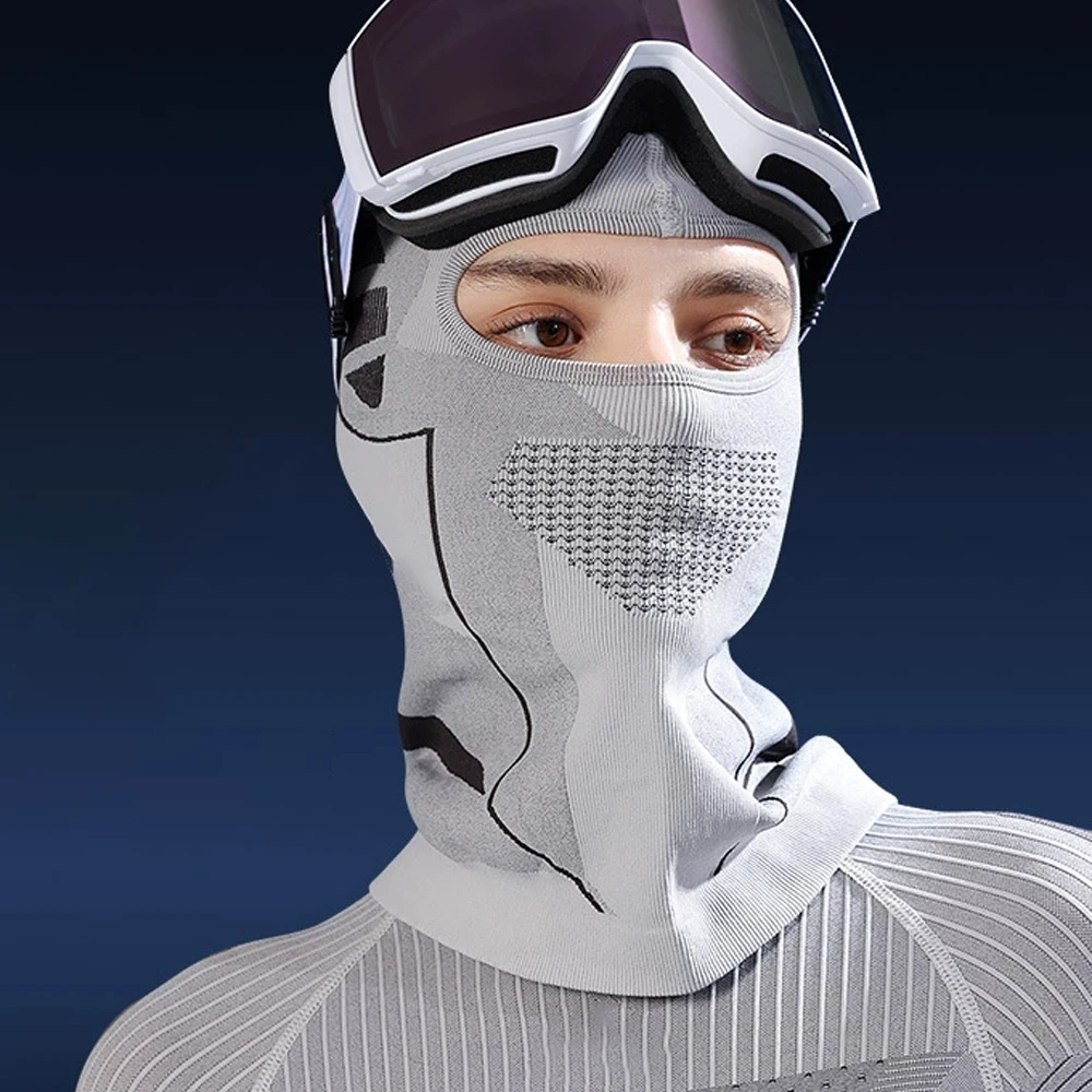 Pasamontañas térmico invierno Unisex cubre-rostro elástico - imagen 3