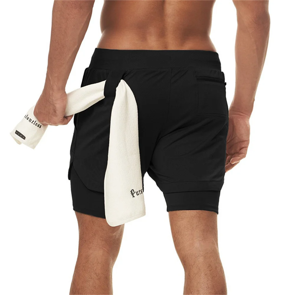 Pantalón corto táctico hombre secado rápido doble capa para aire libre