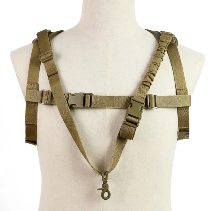 Correa táctica en H de un punto para airsoft, caza y tiro - imagen 4