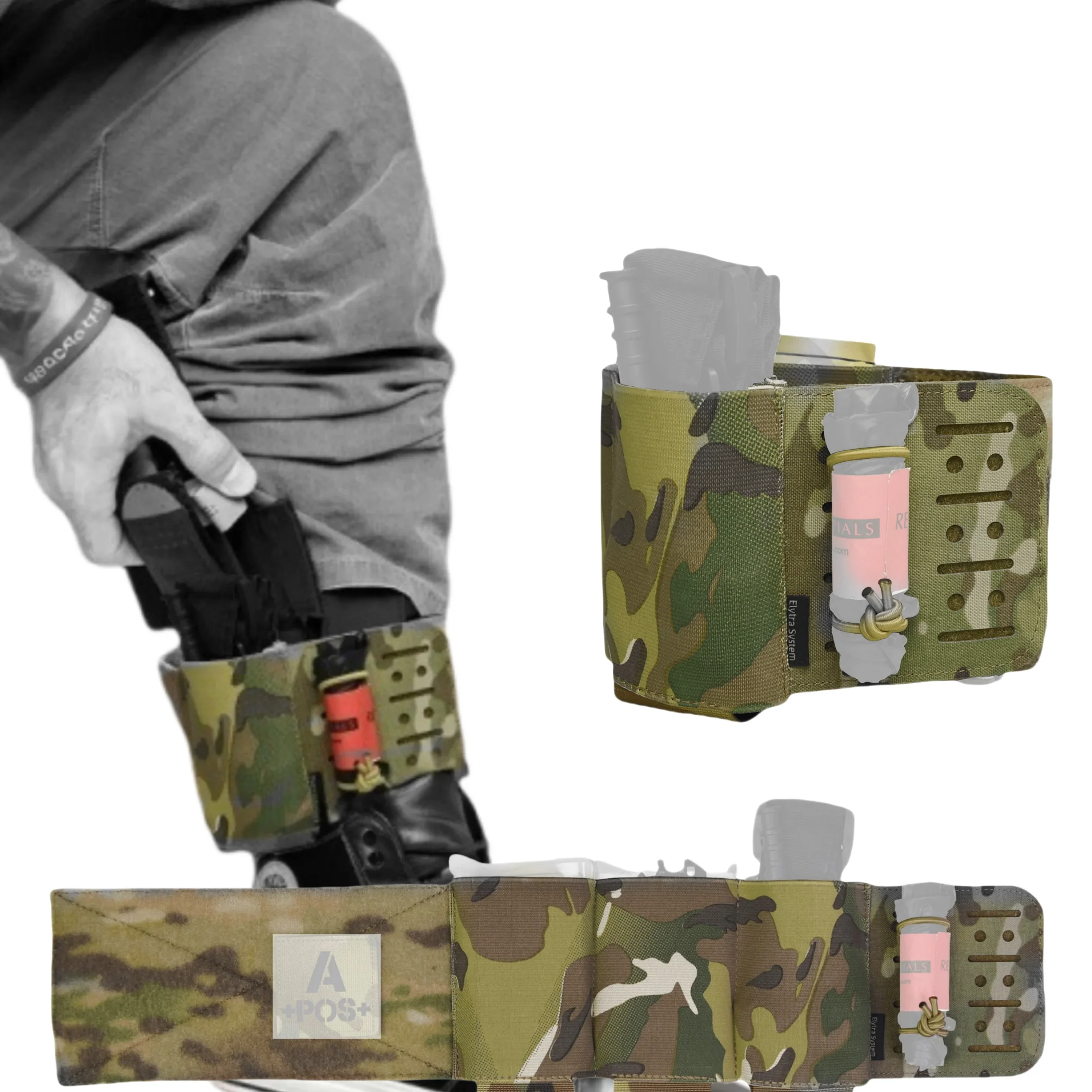 IFAK tobillo extensible funda primeros auxilios táctica MOLLE - imagen 4