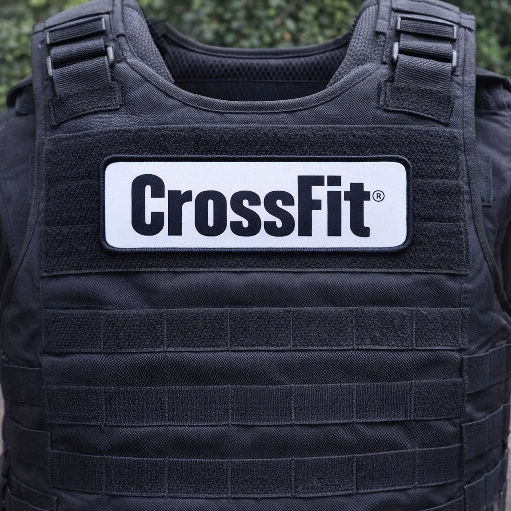 Brazalete táctico con parche CrossFit para ropa, mochilas y chalecos - imagen 4