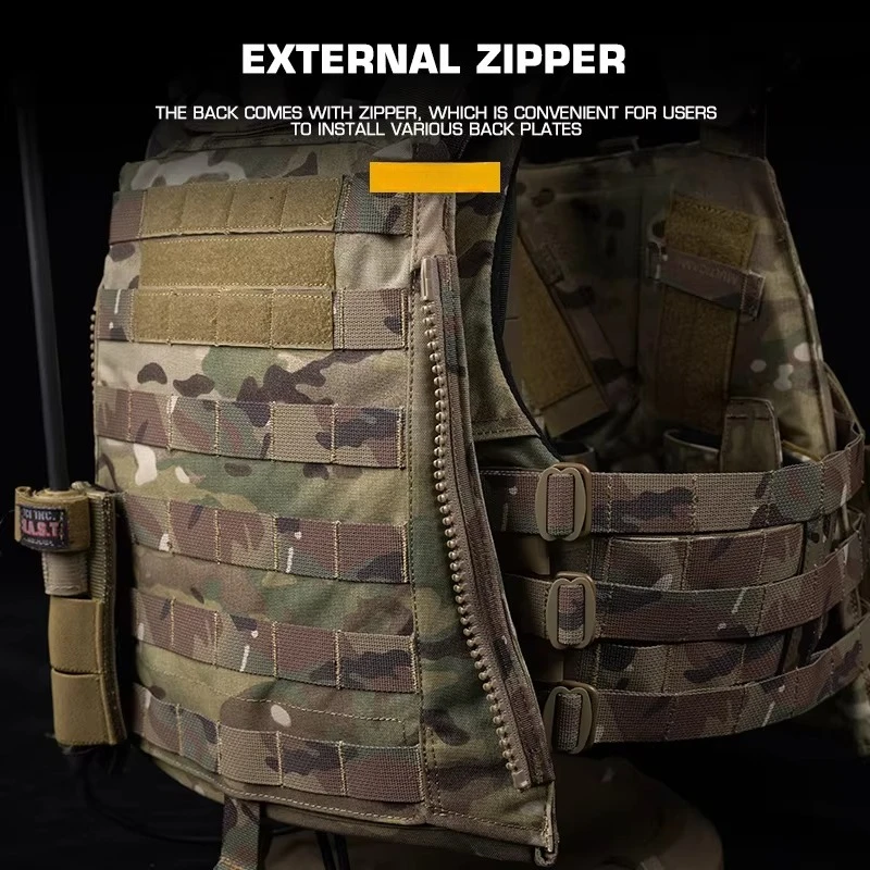 Chaleco táctico portaplacas AVS MBAV con MOLLE y liberación rápida - imagen 4