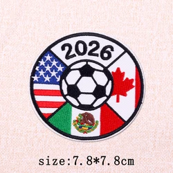 Parche bordado de llama fútbol y billar estilo Y2K para ropa mochila
