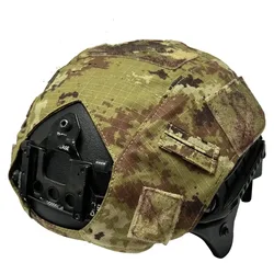 Funda de casco rápida táctica algodón y poliéster EMR camuflaje