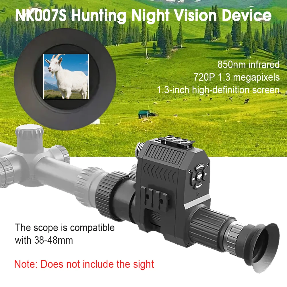 Gafas visión nocturna infrarroja con retícula para aire libre - imagen 5