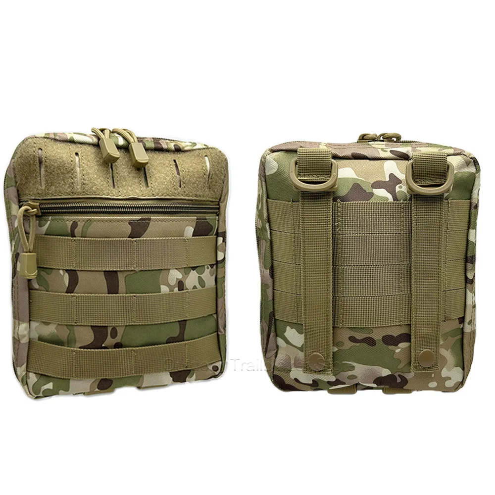 Sistema MOLLE en la parte trasera de la bolsa