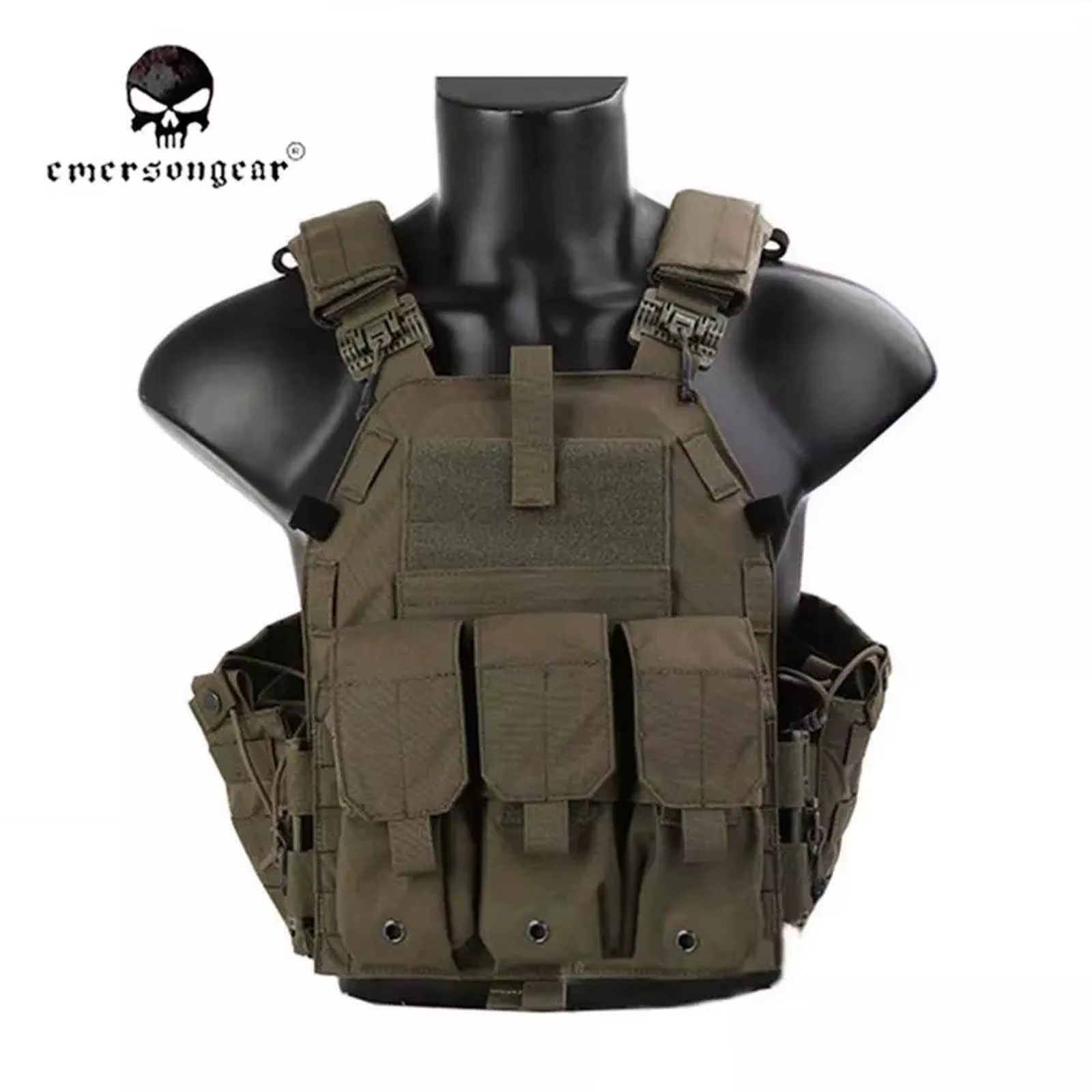 Emersongear plate carrier chaleco táctico liberación rápida para placas - imagen 3