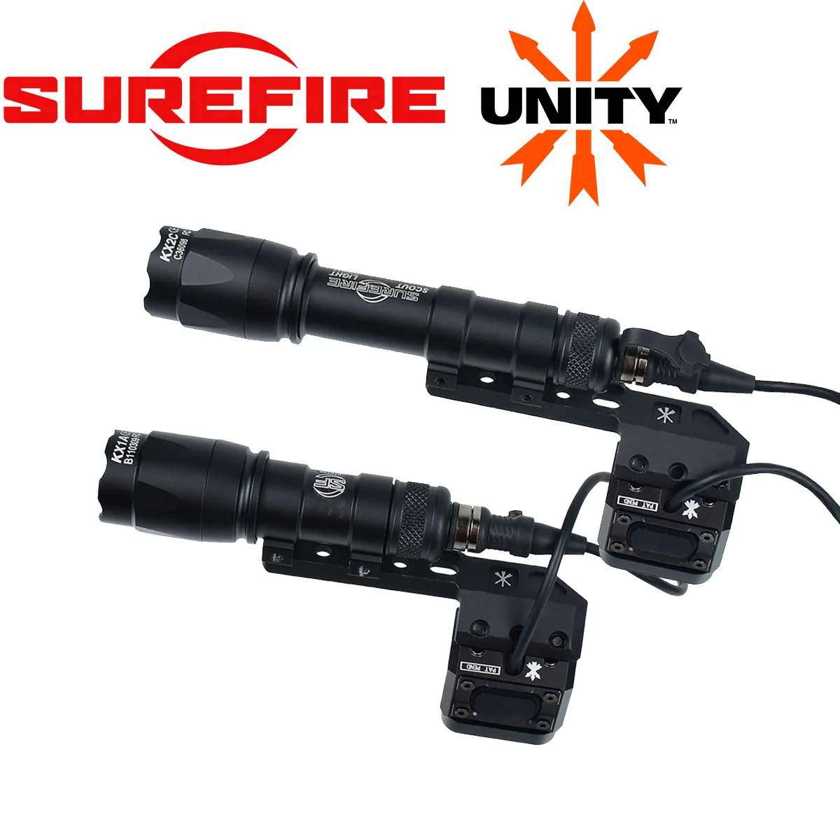 Linterna táctica Surefire M600B con soporte UNITY e interruptor presión - imagen 4