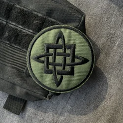 Parche bordado táctico con velcro gancho y bucle para mochila