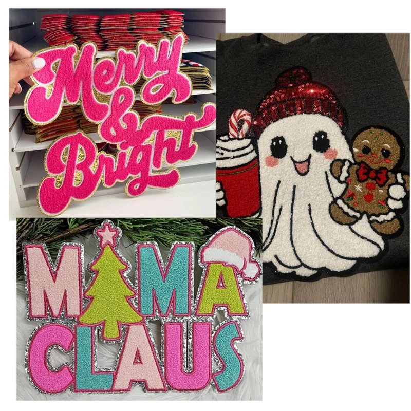 Parche de chenilla fusible personalizable para planchar y coser - imagen 4