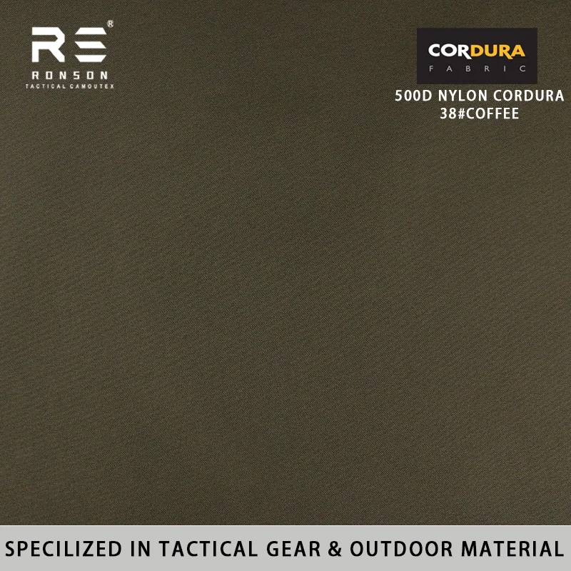 Mochila táctica impermeable Cordura nailon con recubrimiento PU café - imagen 4