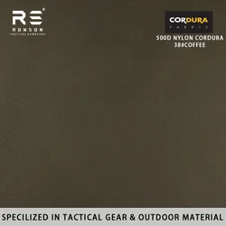 Tela Cordura nylon PU café oscuro impermeable táctica aire libre