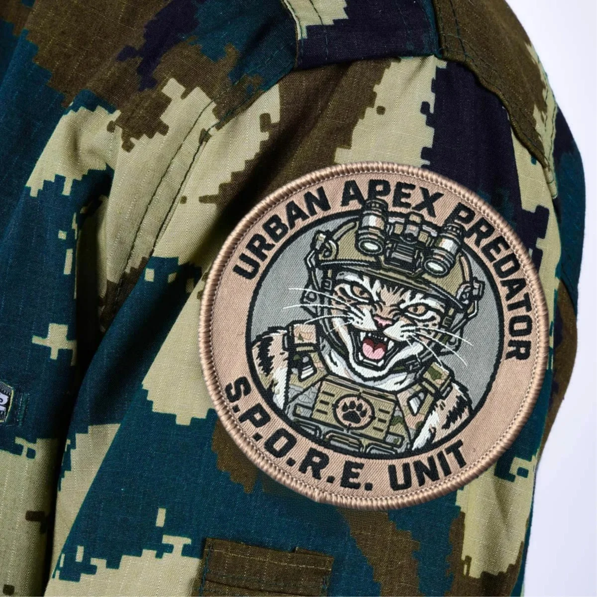 Parche moral velcro Urban Apex Predator S.P.O.R.E. – Táctico militar MOLLE - imagen 4