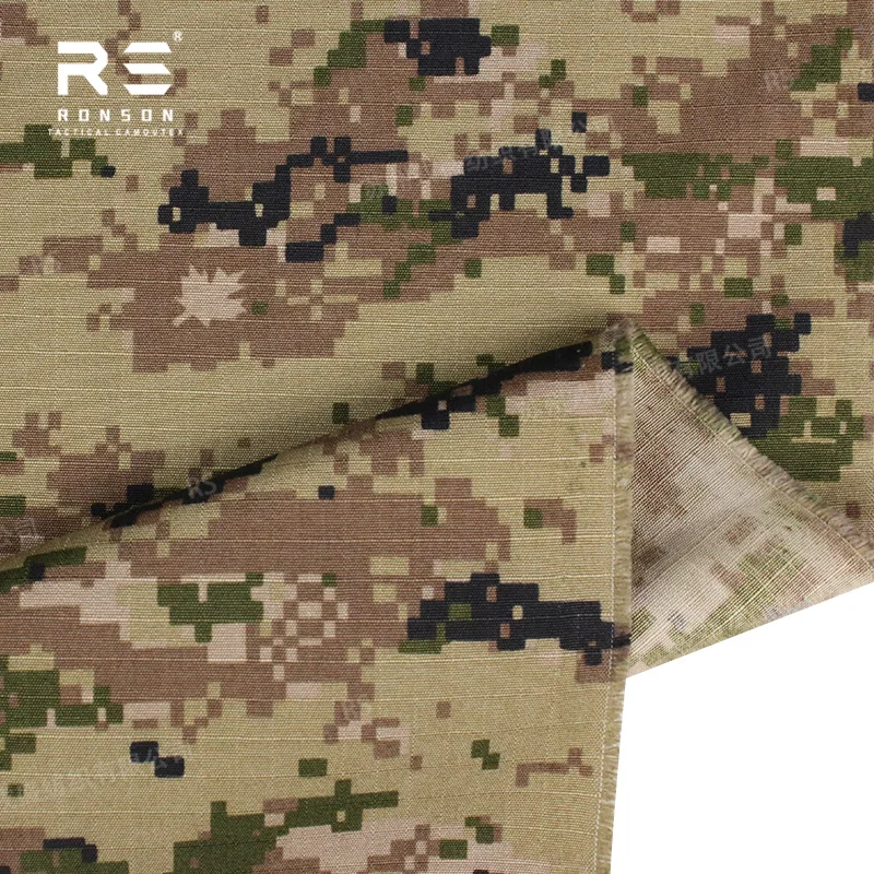 Tela táctica Ripstop CADPAT camuflaje nailon-algodón para uniforme - imagen 4