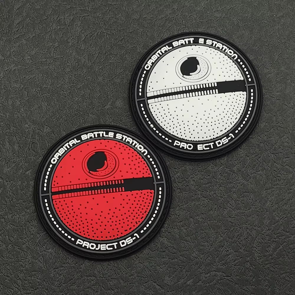 Parche táctico termoadhesivo insignia planeta orbital para MOLLE