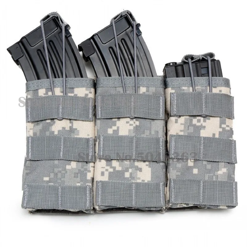Bolsa táctica MOLLE triple compartimento superior para cargadores - imagen 5