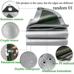 Lona impermeable 3×4m cobertura outdoor Camping jardín lluvia