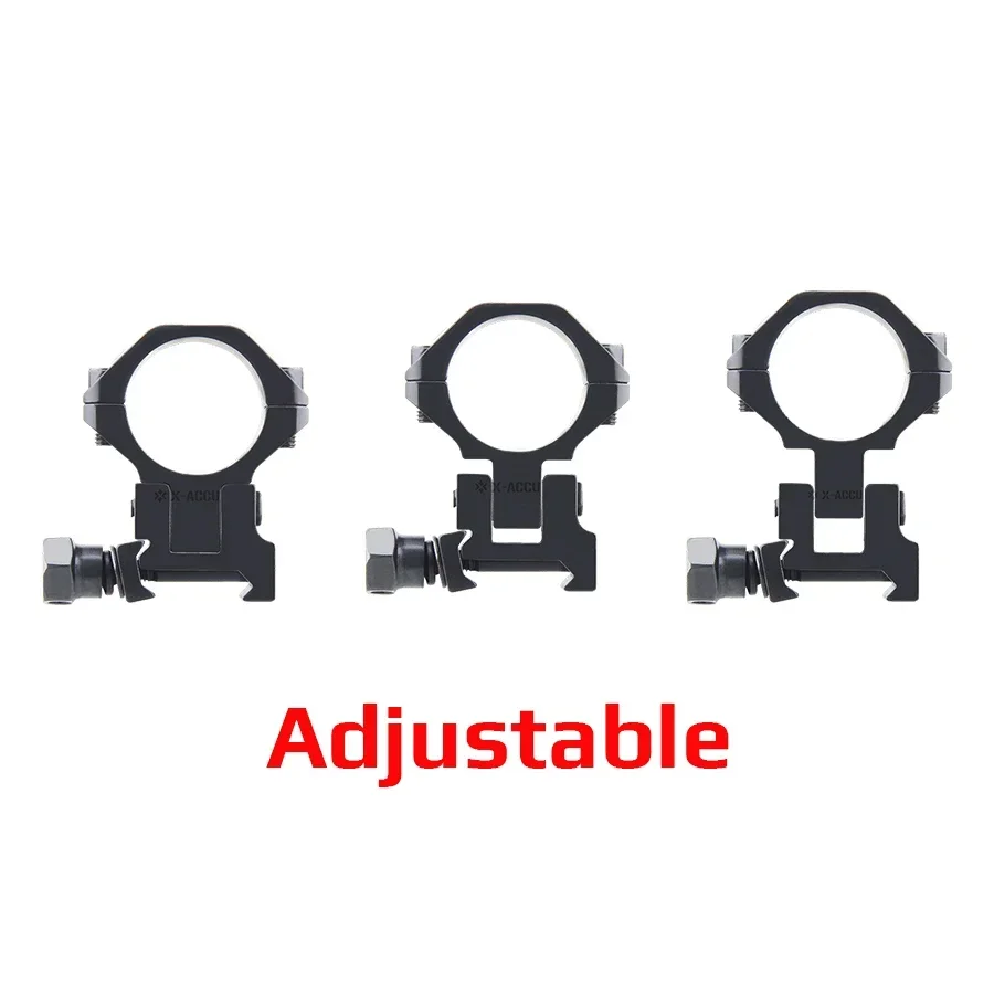 Anillo Picatinny ajustable para visor táctico y accesorios de caza