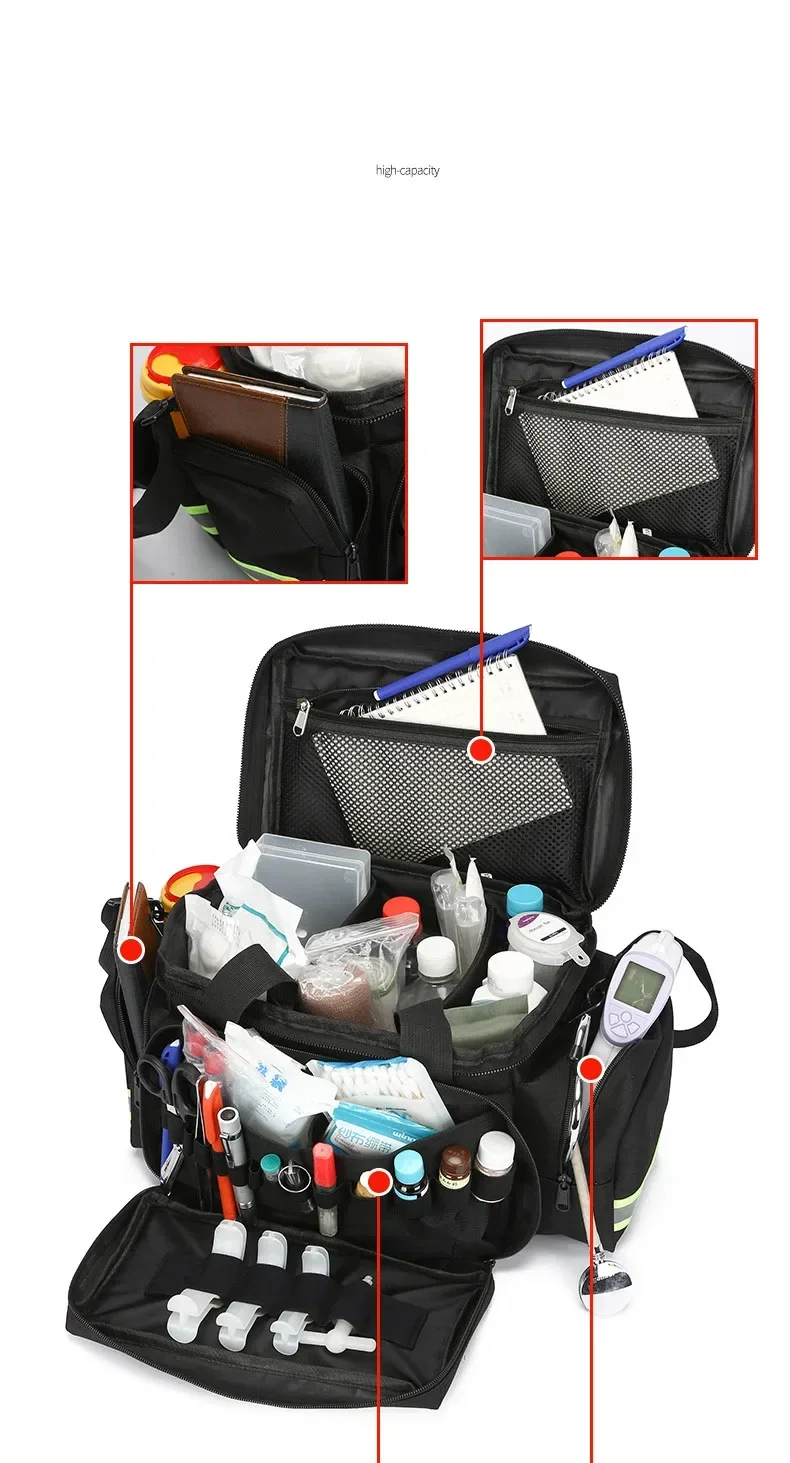 Bolsa EHBO para uso de emergencia y atención