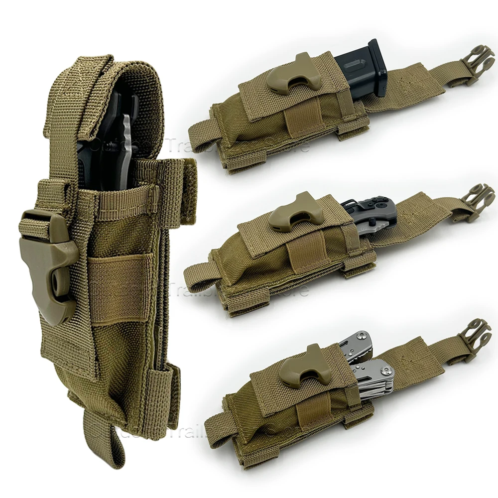 Organizador MOLLE táctico funda horizontal y vertical para cuchillos - imagen 3