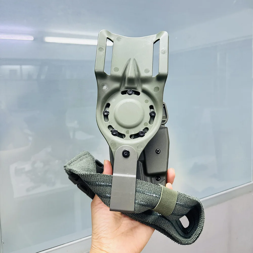 Funda táctica de pierna para pistola de liberación rápida MOLLE - imagen 5