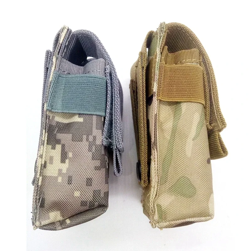 Bolsa táctica MOLLE porta linterna y funda para cargador 9mm AK/AR - imagen 4