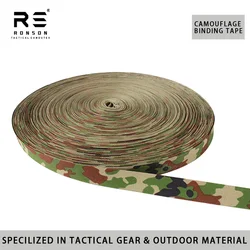 Cinta de ribete táctico camuflaje de nailon ignífugo resistente
