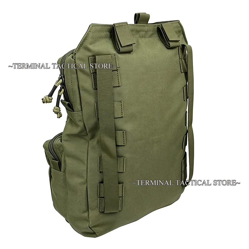 Mochila táctica MOLLE con bolsa de hidratación y nailon expandible - imagen 3