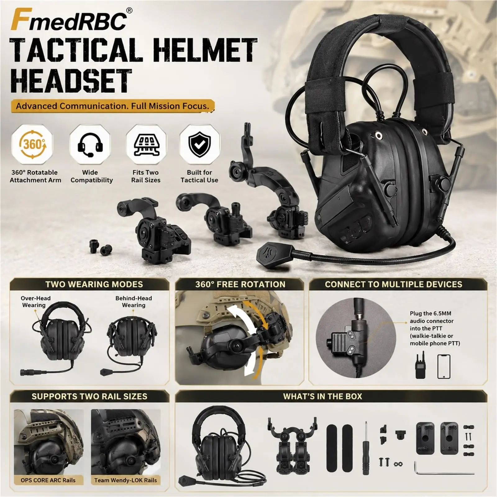 Casco táctico FAST ajustable para airsoft con máscara y luz
