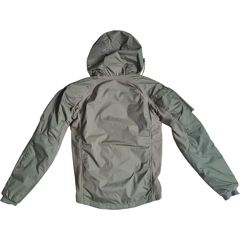 Chaqueta táctica hombre ultraligera concha suave verde oliva RG - imagen 4