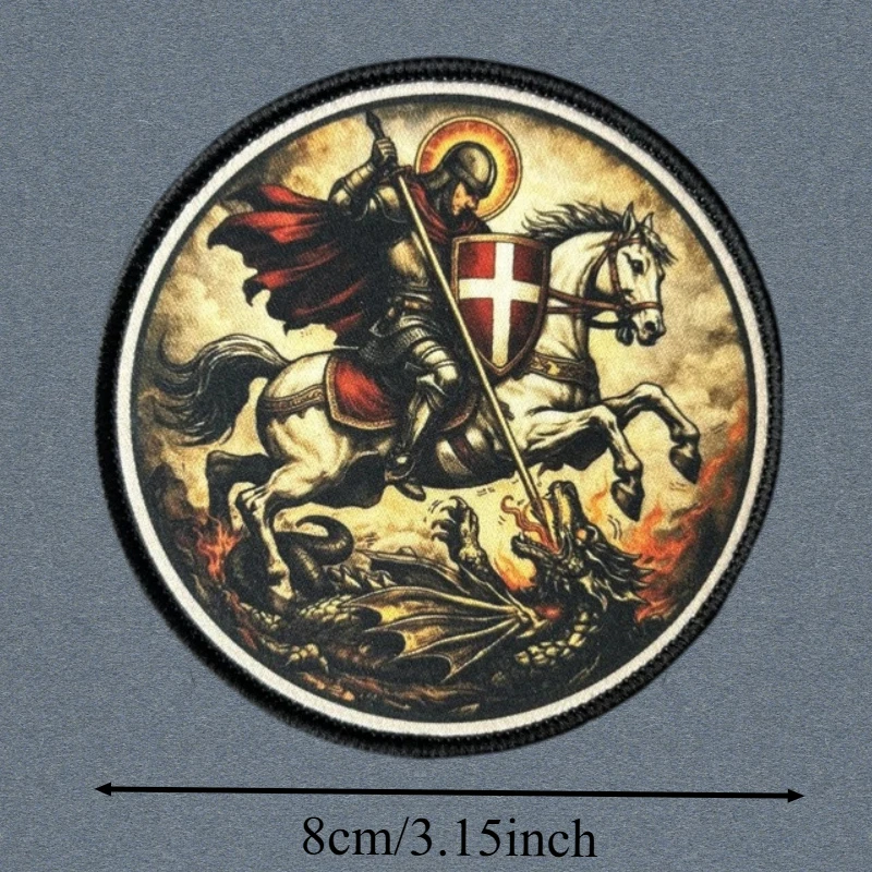 Parche de San Jorge termoadhesivo para chaleco táctico y gorras - imagen 5