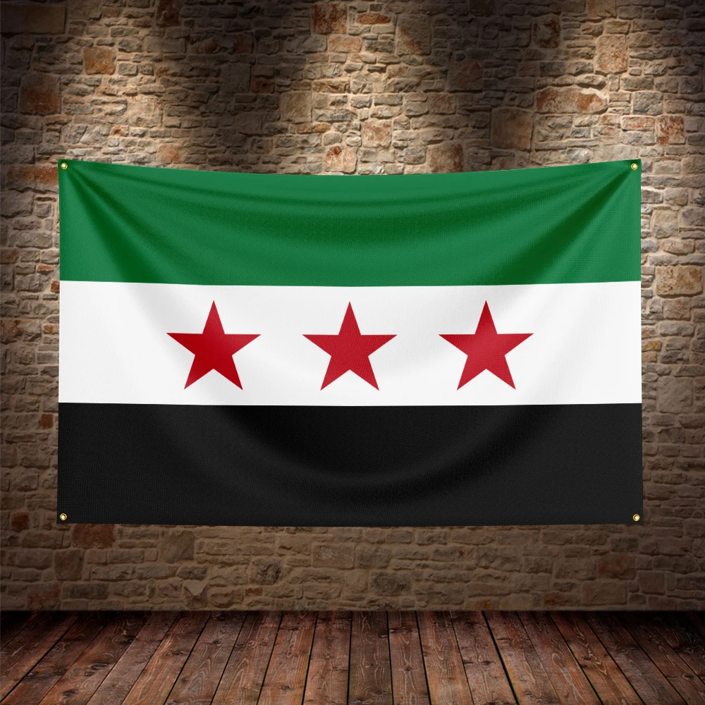 Parche bandera de Siria impresión exterior de un solo lado - imagen 4