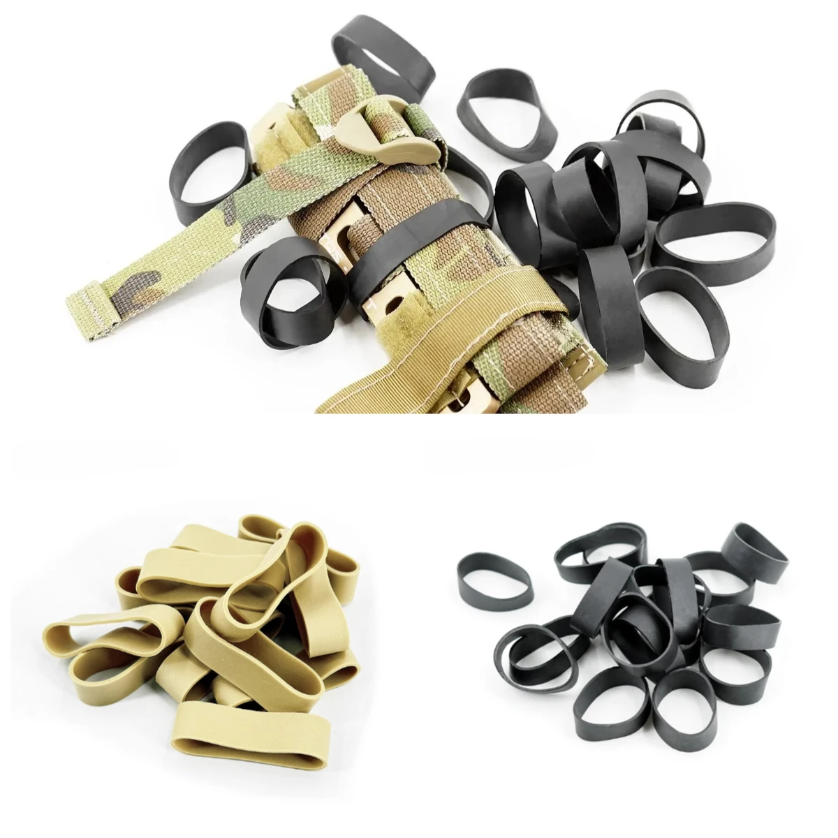 Bandas elásticas tácticas con anillos de goma para equipo - imagen 4
