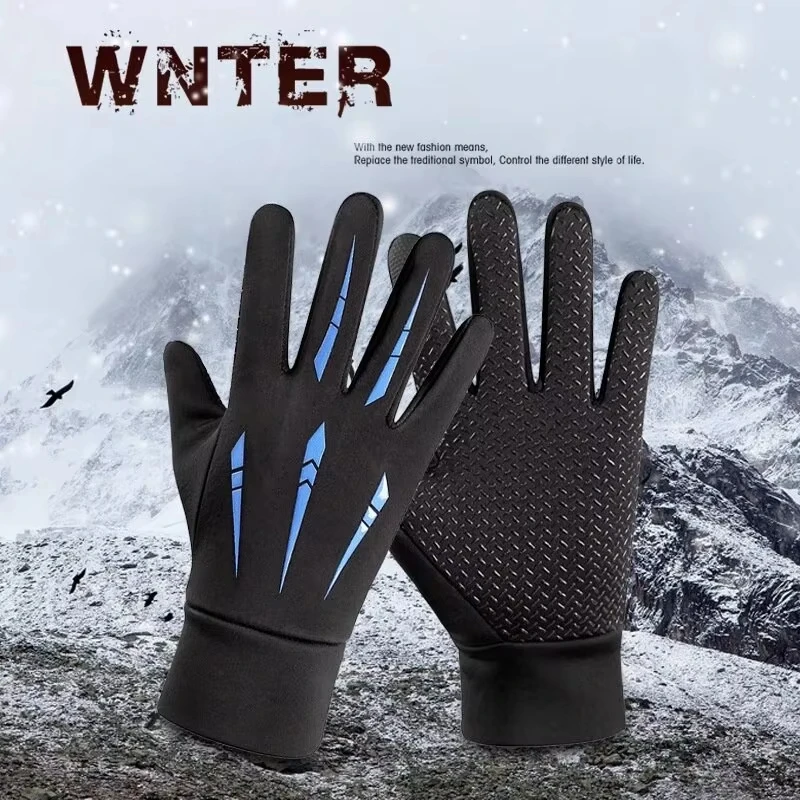 DIZETION Guantes térmicos de invierno, pantalla táctil y forro - imagen 5