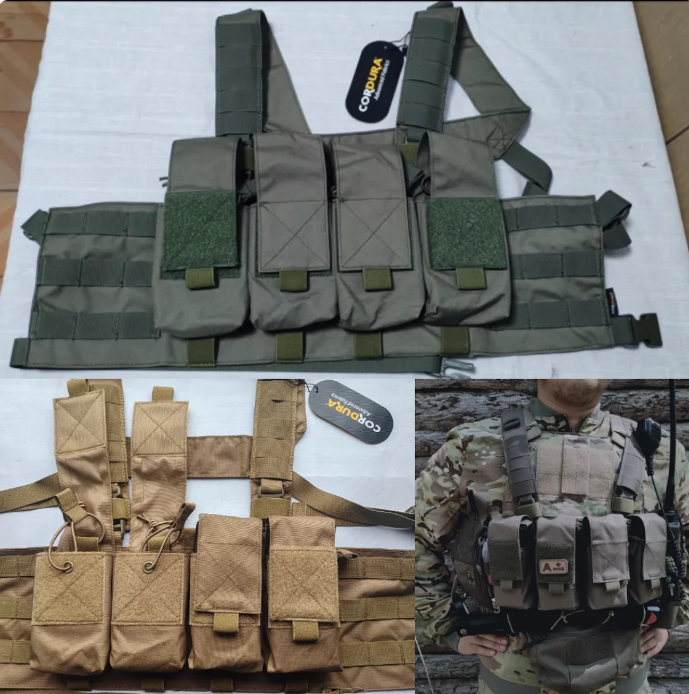 CQ-81 Patrol chaleco táctico MOLLE para cargadores RG Ranger Green - imagen 2