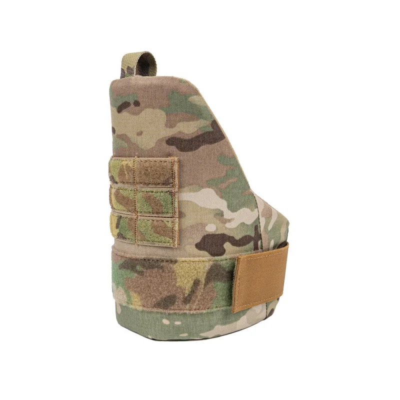 YDONG Chaleco Táctico Negro y Gris con Protección Cervical y Hombros - imagen 2