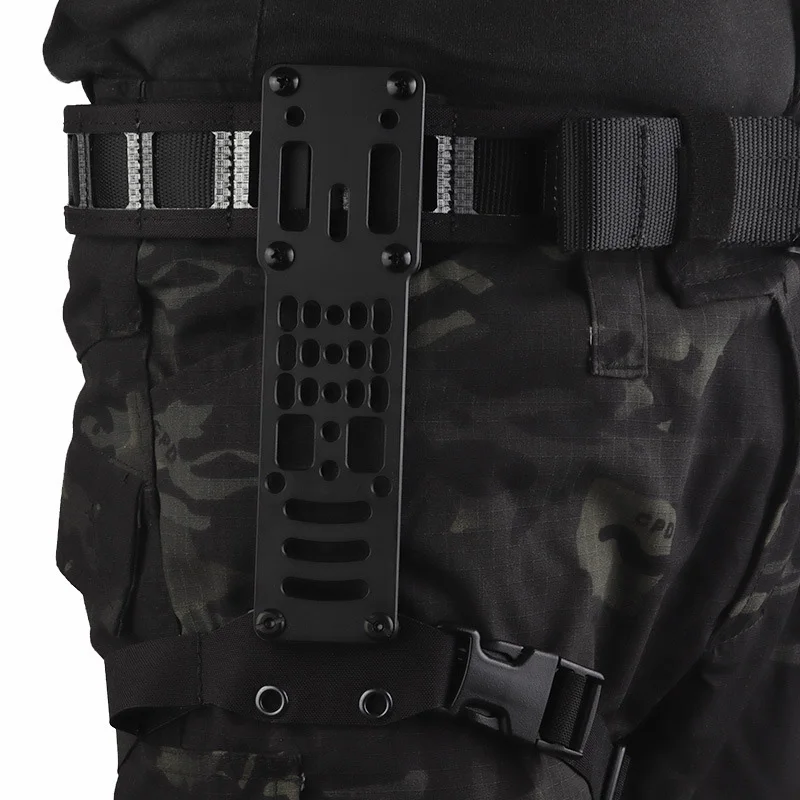 Adaptador para funda pistola MOLLE con cinturón muslo y ajuste altura - imagen 5