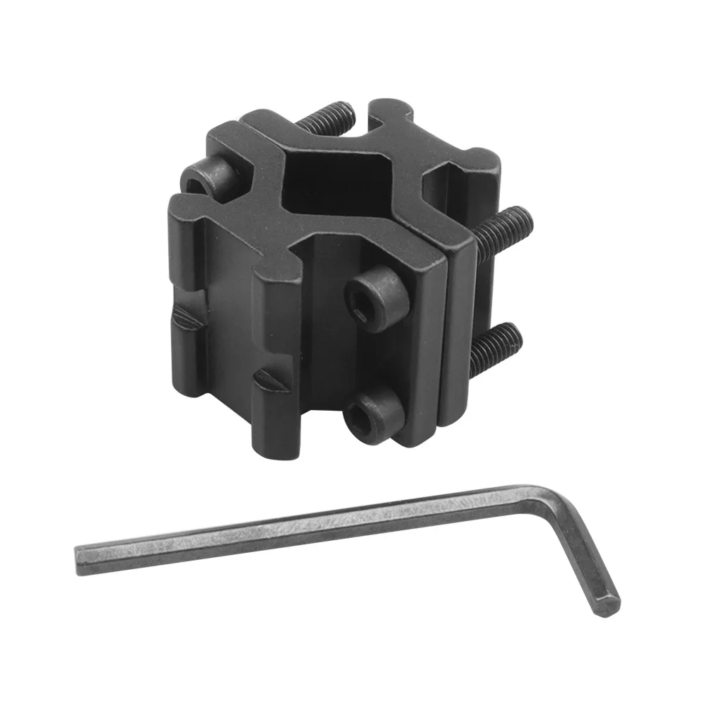 Adaptador de riel Picatinny táctico ajustable para láser y linterna - imagen 4