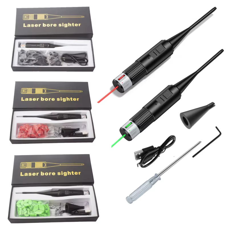 Boresighter láser recargable 32 adaptadores .17-.50 y 12GA - imagen 5