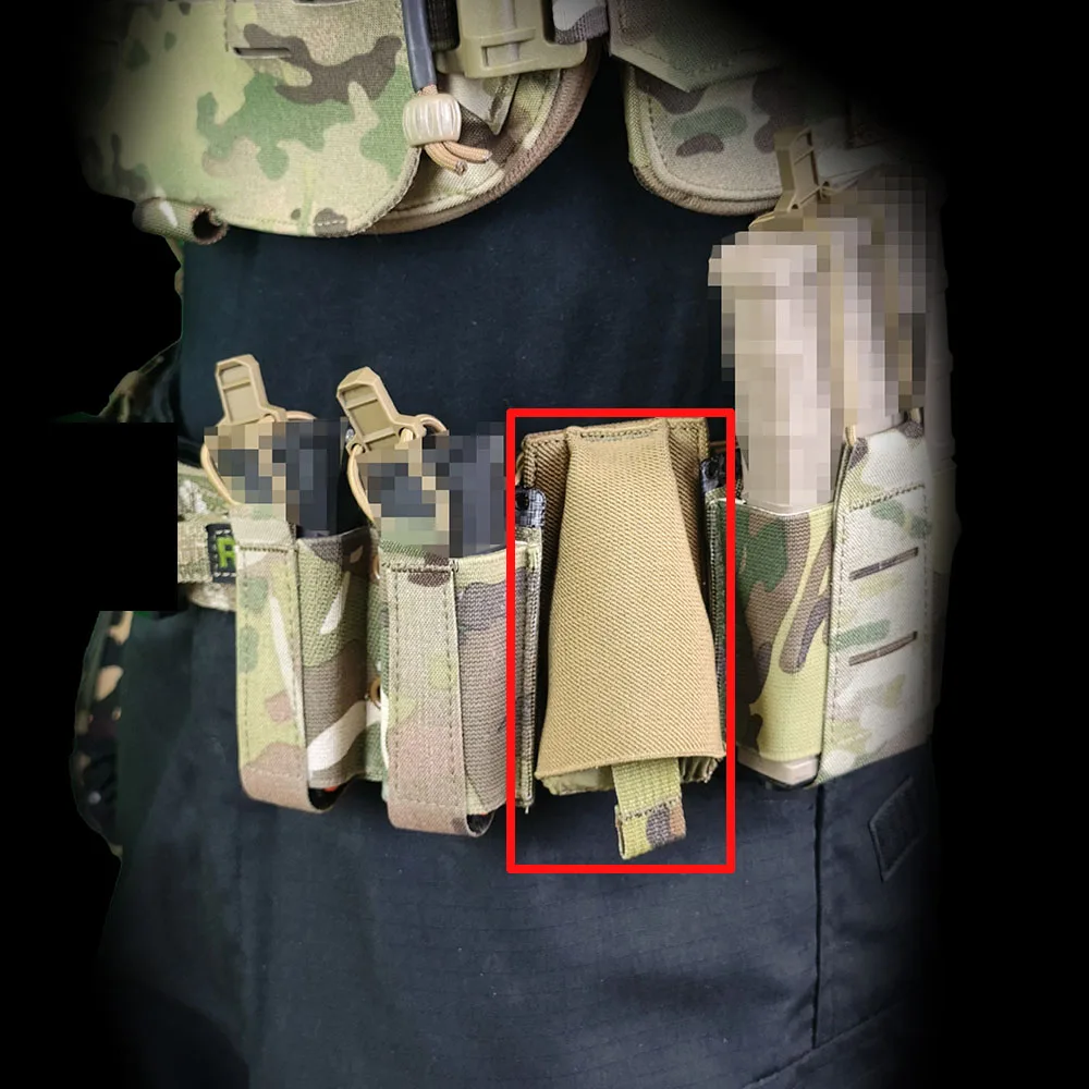 Bolsa táctica MOLLE plegable para cargadores y accesorios de chaleco - imagen 4