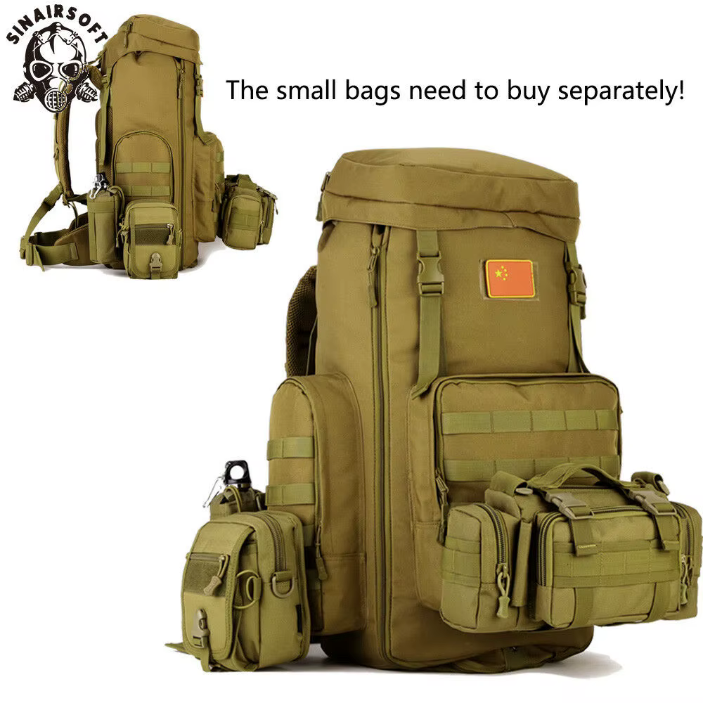 Compartimentos internos de la mochila táctica
