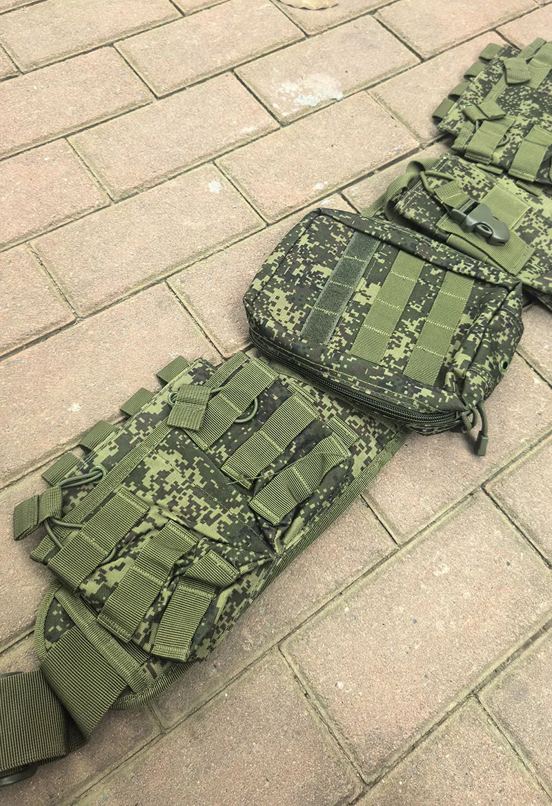 Cinturón táctico con configuración MOLLE