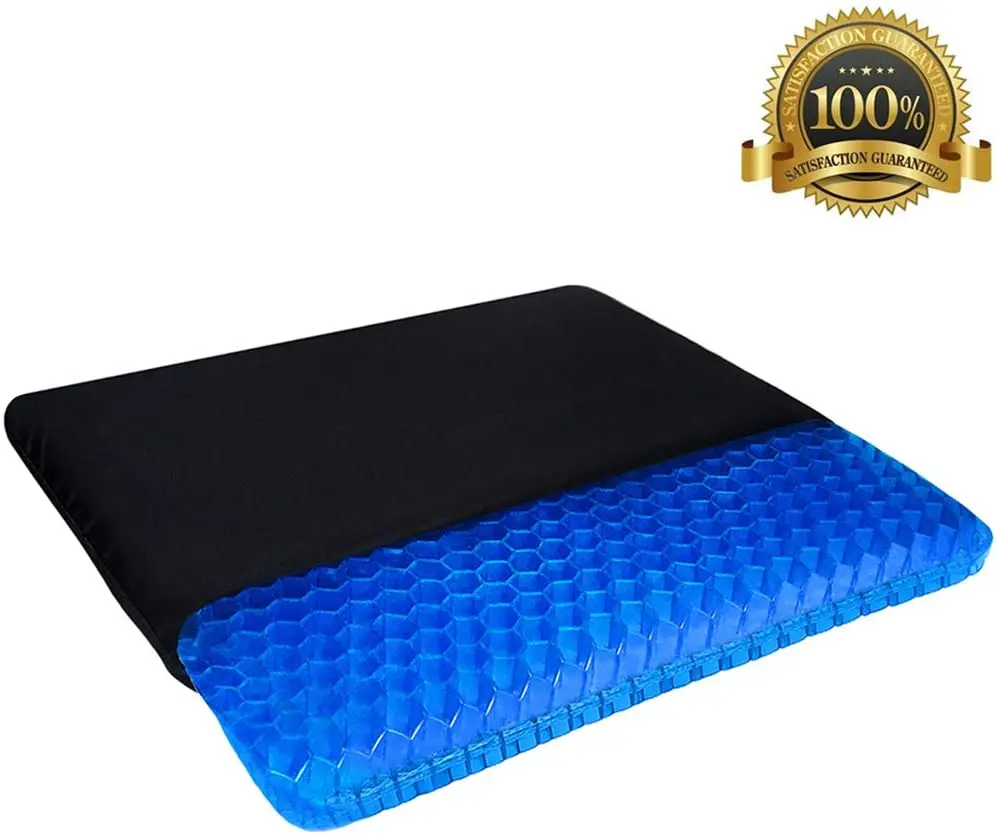 Cojín ortopédico transpirable de gel para asiento de coche – Panal - imagen 4