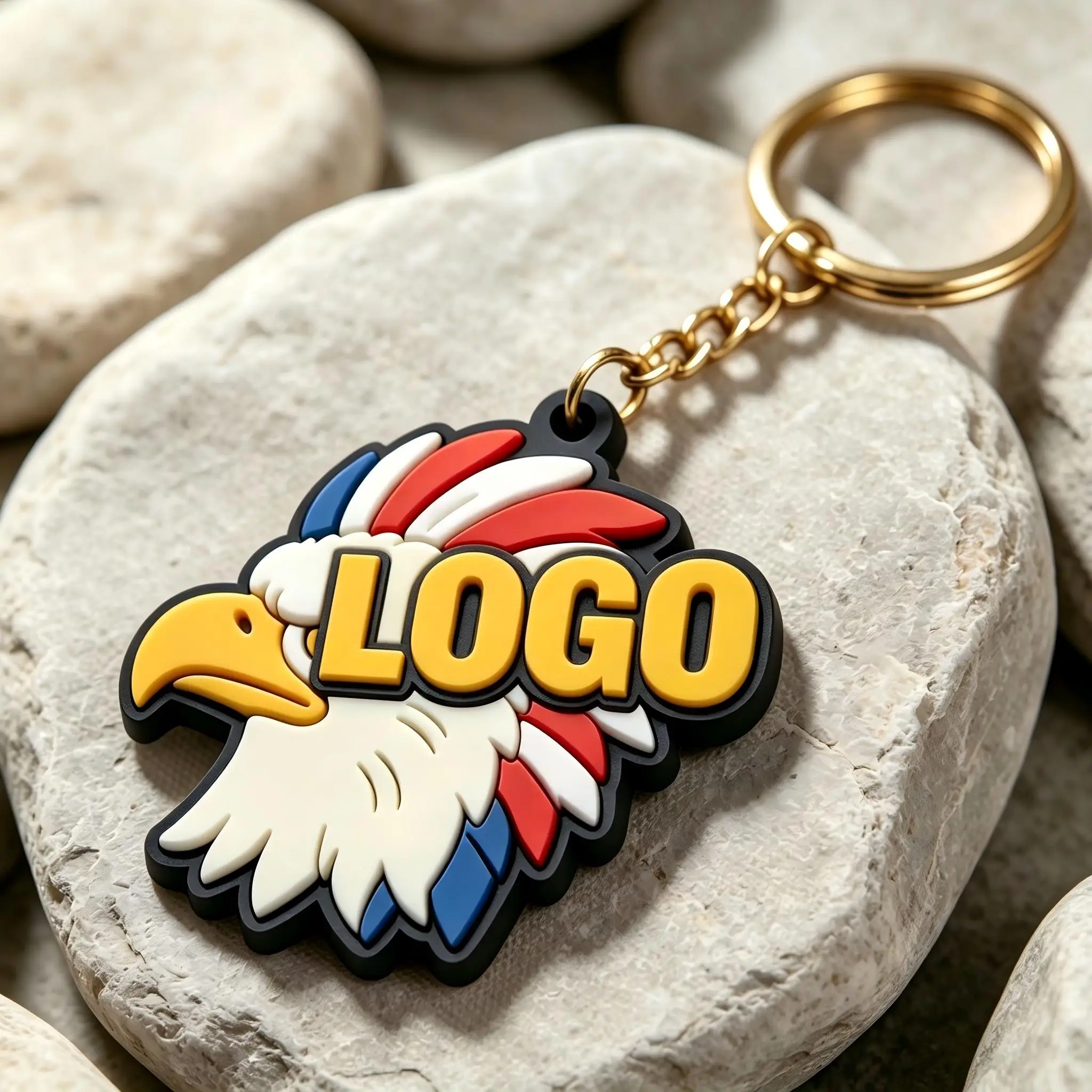 Llavero personalizado táctico PVC suave 2D/3D con logotipo - imagen 4