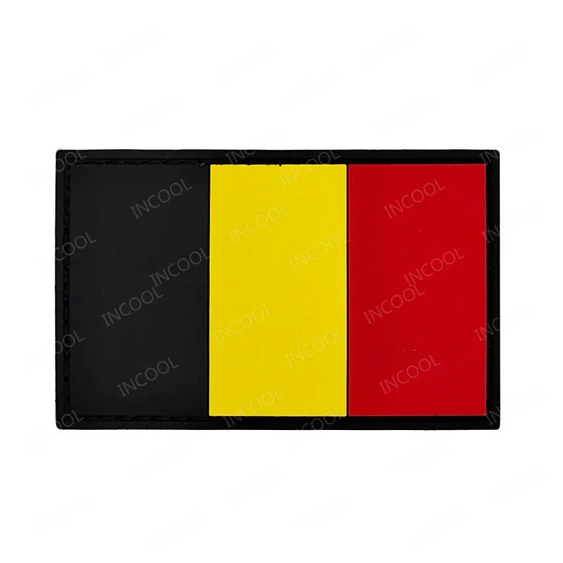 Parches bordados Bélgica reflectantes infrarrojos PVC y goma - imagen 3