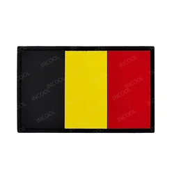 Parches bordados Bélgica reflectantes infrarrojos PVC y goma