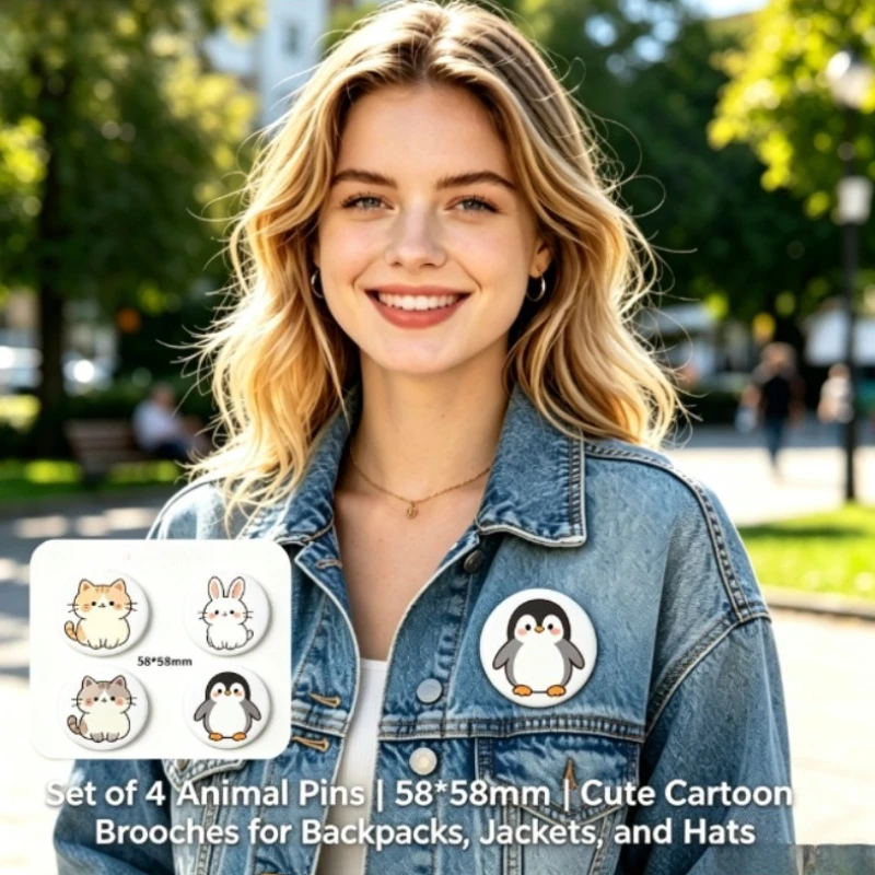 Chapas decorativas de animales para mochilas y ropa - imagen 4